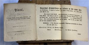 8 Placater perioden 1809 - 1867