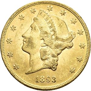 20 dollar 1893