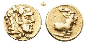 CYPRUS, Salamis. Evagoras I. 411-374 BC. AV 1/10 stater (0,70 g)