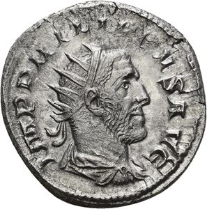 PHILIP I 244-249, antoninian, Roma 248 e.Kr. R: Løve gående mot høyre
