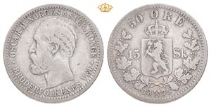 50 øre/15 skilling 1875