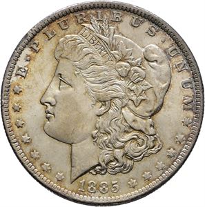 Morgan dollar 1885 O