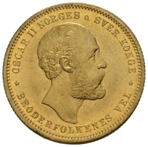 20 kroner/5 species 1875