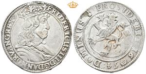 Speciedaler 1654. Anhengsspor/has been mounted