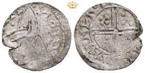 Penning (0,71 g). Nidaros (Trondheim). Triquetra-typen.