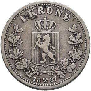 1 krone 1887