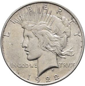 Peace Dollar 1922 D