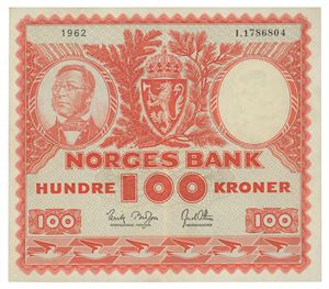 Norway. 100 kroner 1962. I1786804