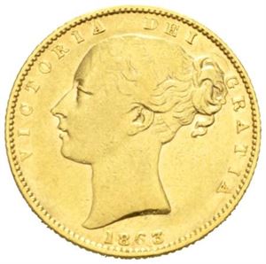 Victoria, sovereign 1863.