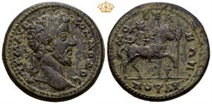 LYDIA, Mostene. Commodus. AD 177-192. Æ pentassarion (31 mm, 18,79 g).