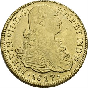 Ferdinand VII, 8 escudos 1817