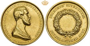Carl (XV). Kronprinsens gullmedalje 1849