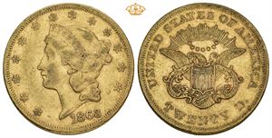 20 Dollars 1863