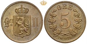 5 øre 1876