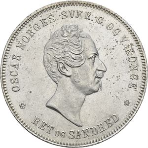 OSCAR I 1844-1859. KONGSBERG. Speciedaler 1848