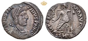 Constantine III, AD 407-411. AR siliqua (1,40 g; 17 mm)