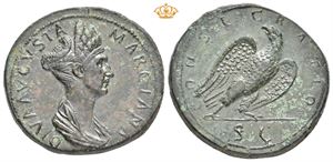 Æ Sestertius 113-117 AD