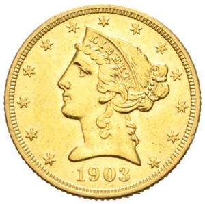 5 dollar 1903