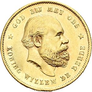 Willem III, 10 gulden 1877