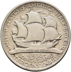 ½ Dollar Long Island 1936