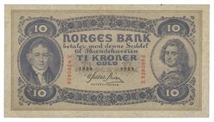 Norway. 10 kroner 1939. Z9290858