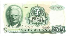 50 kroner 1981. Z0437397