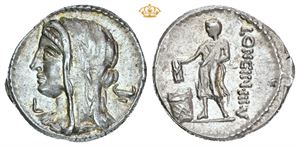 AR Denarius 60 BC