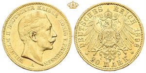 Preussen, Wilhelm II, 20 mark 1896 A