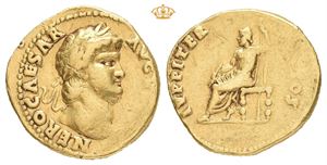 Nero, AD 54-68. AV aureus (19 mm; 7,09 g)