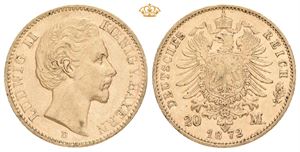 Ludwig II, 20 mark 1872 D