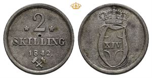 2 Skilling 1842