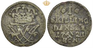 1 skilling 1721. S.7