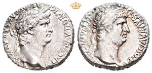 SELEUCIS and PIERIA, Antioch. Nero, with Divus Claudius, AD 54-68. AR tetradrachm (25 mm; 15,07 g)