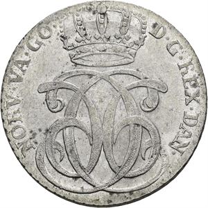 CHRISTIAN VI 1730-1746. KONGSBERG. 24 skilling 1740. S.3