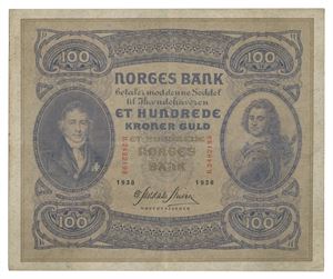100 kroner 1938. B2482199