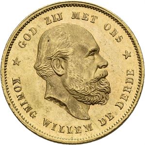 Willem III, 10 gulden 1877