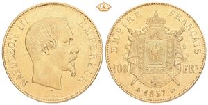 Napoleon III, 100 francs 1857 A