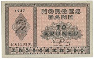 2 kroner 1947 E 6150193.