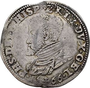 Philip II, 1/2 ecu 1566, Nijmegen
