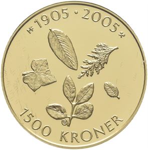 1500 kroner Hundreårsmynten 2003