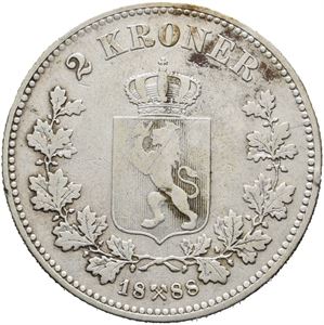 2 kroner 1888