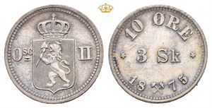 10 øre/3 skilling 1875