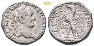 SYRIA, Seleucis and Pieria. Antioch. Vespasian, AD 69-79. AR tetradrachm (15,32 g).