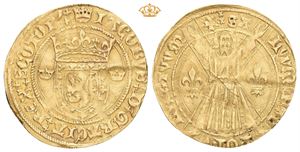 James II (1437-1460). AV lion (26 mm; 3,45 g). u.år/n.d., preget/struck 1451-1460. First/second issue. Edinburgh