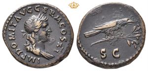 Domitian, AD 81-96. Æ semis (4,46 g)