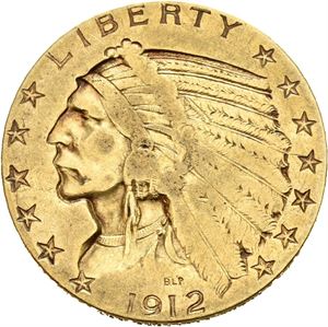 5 dollar 1912