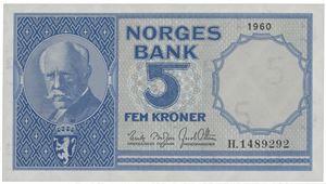 5 kroner 1960 H