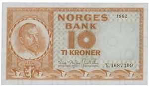 10 kroner 1962 Y