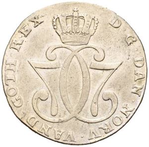 Speciedaler 1776. Har vært anhengt/has been mounted. S.3.