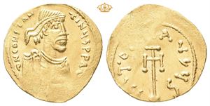 Constantine IV Pogonatus, AD 668-685. AV semissis (2,13 g)